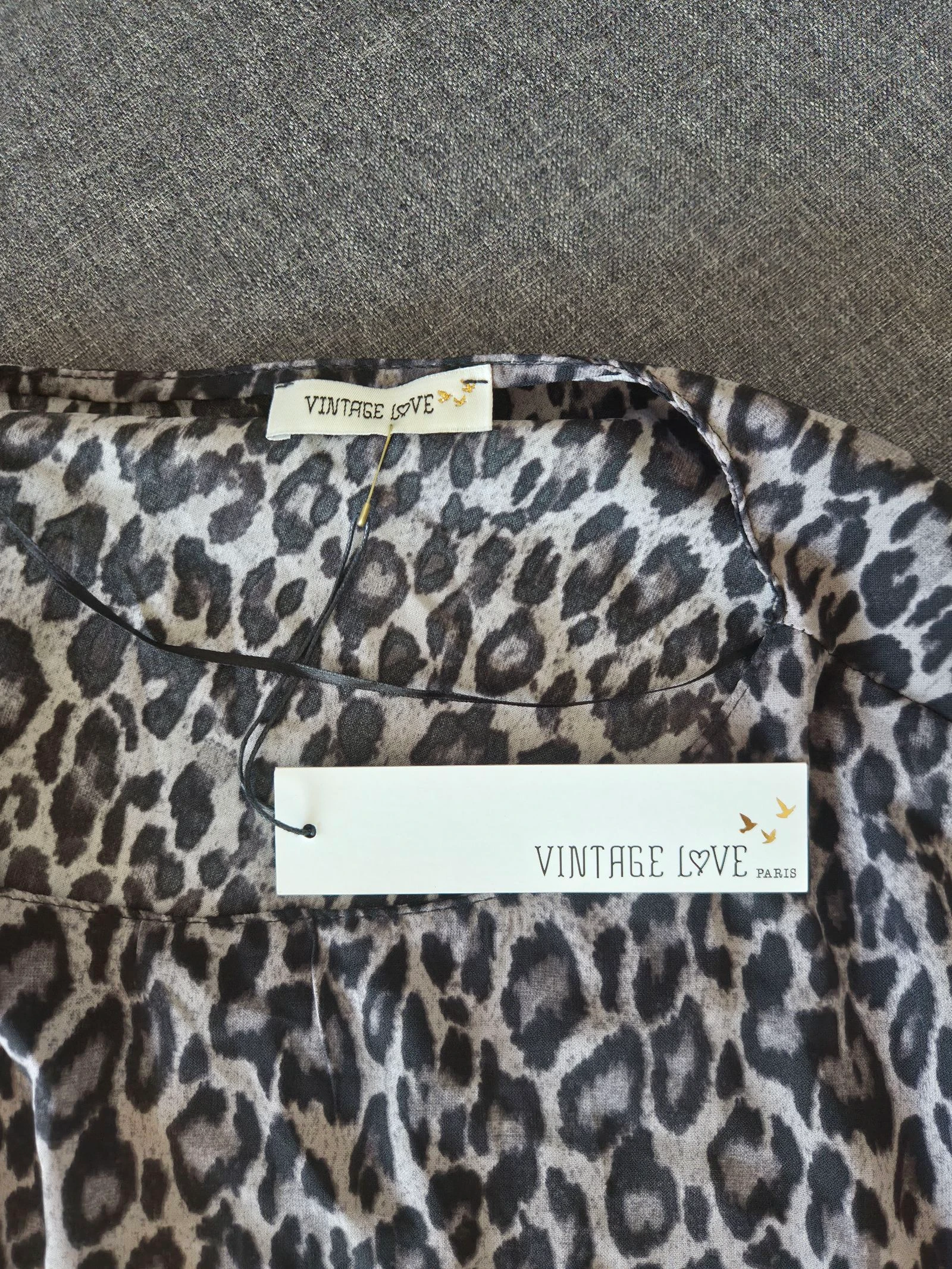 3/4 leopard print blouse New Size 1 – photo 5